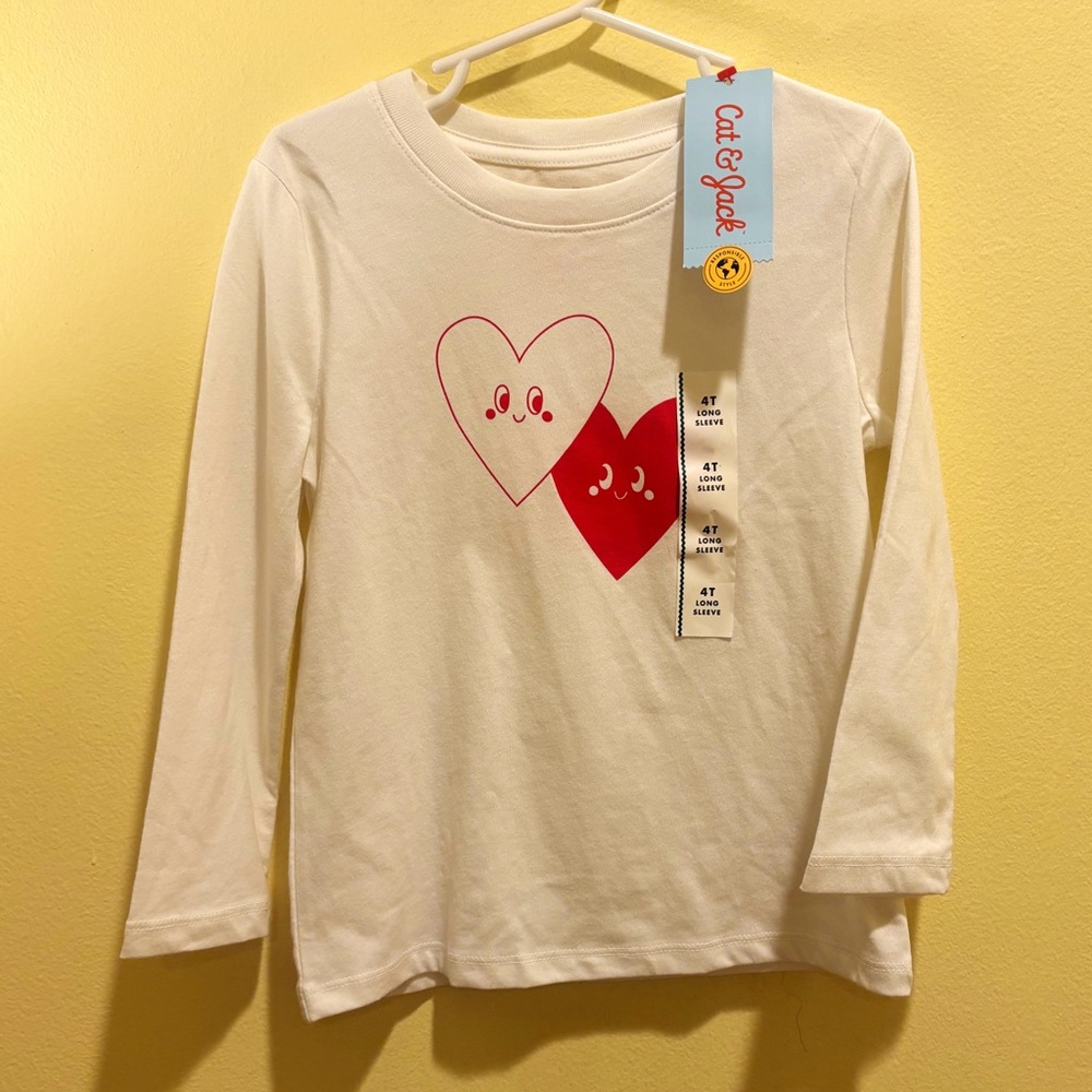 Cat & Jack Girls Long Sleeved Shirt 4T